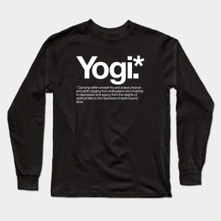 Yogi Definition Long Sleeve T-Shirt